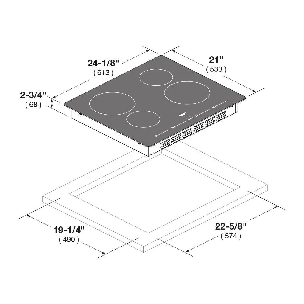 Fulgor Milano F4IT24B2 24" Induction Cooktop