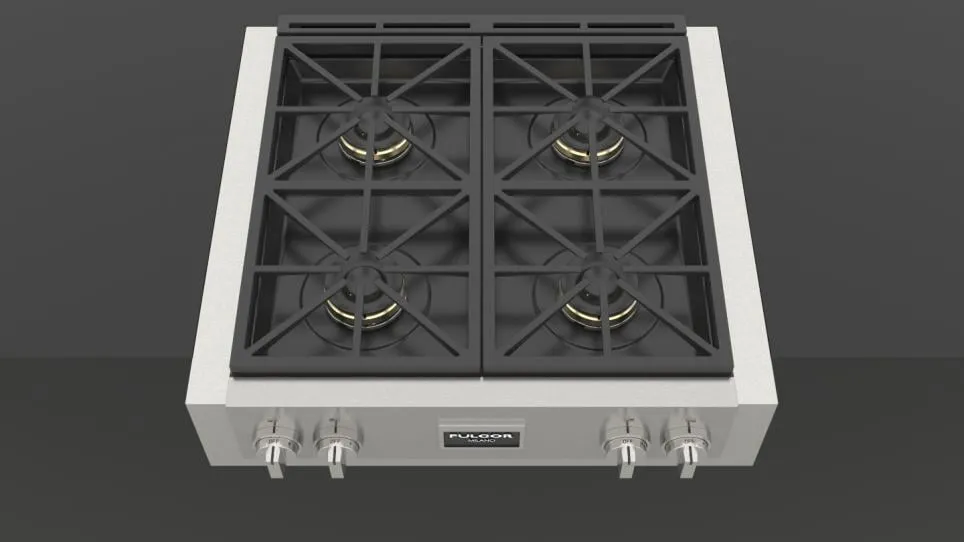 Fulgor Milano F6GRT304S1 30" Pro Gas Range Top