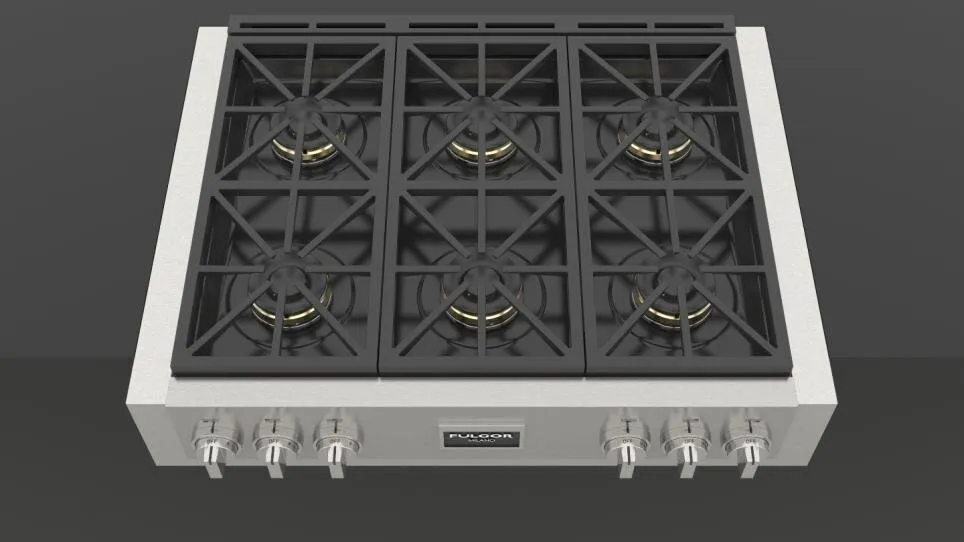 Fulgor Milano F6GRT366S1 36" Pro Gas Range Top