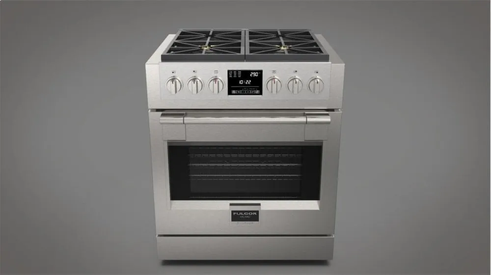 Fulgor Milano F6PDF304S1 30" Dual Fuel Pro Range