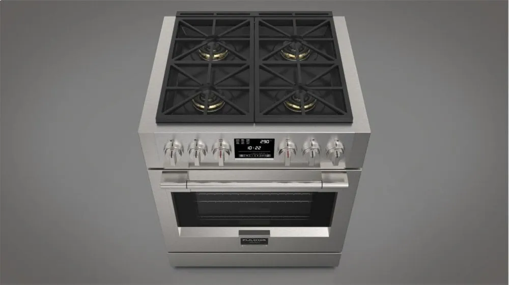 Fulgor Milano F6PDF304S1 30" Dual Fuel Pro Range