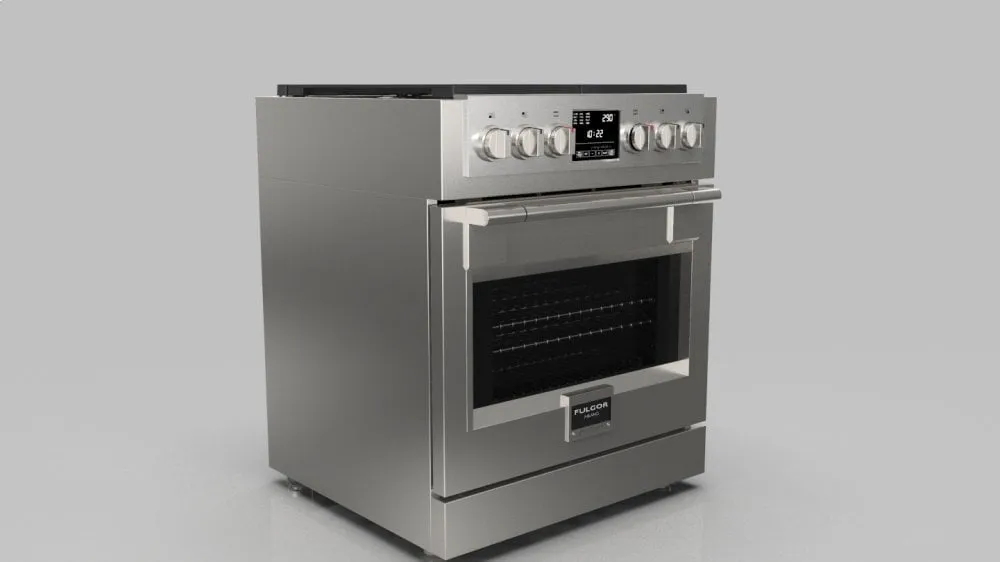 Fulgor Milano F6PDF304S1 30" Dual Fuel Pro Range