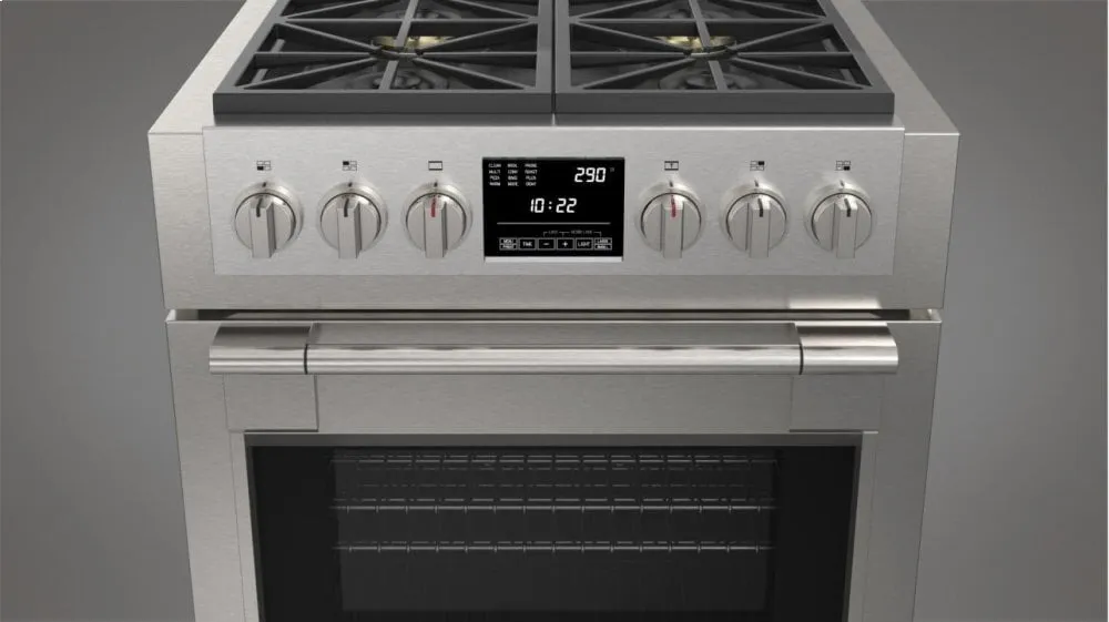 Fulgor Milano F6PDF304S1 30" Dual Fuel Pro Range