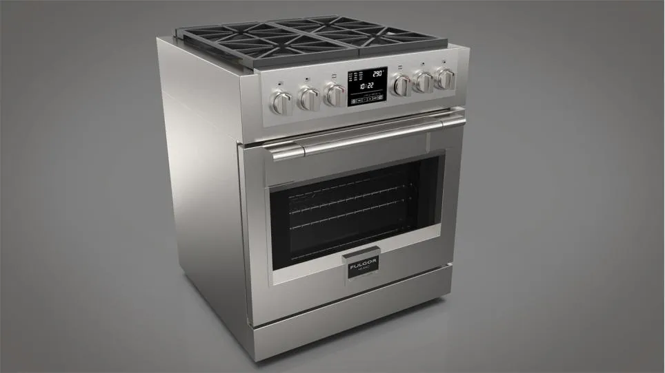 Fulgor Milano F6PDF304S1 30" Dual Fuel Pro Range