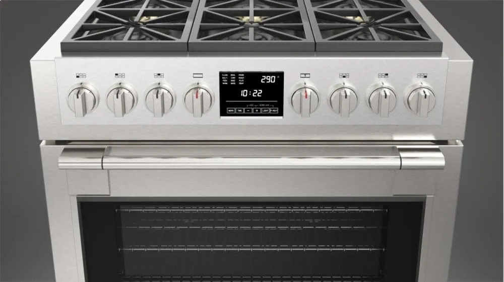 Fulgor Milano F6PDF366S1 36" Dual Fuel Pro Range