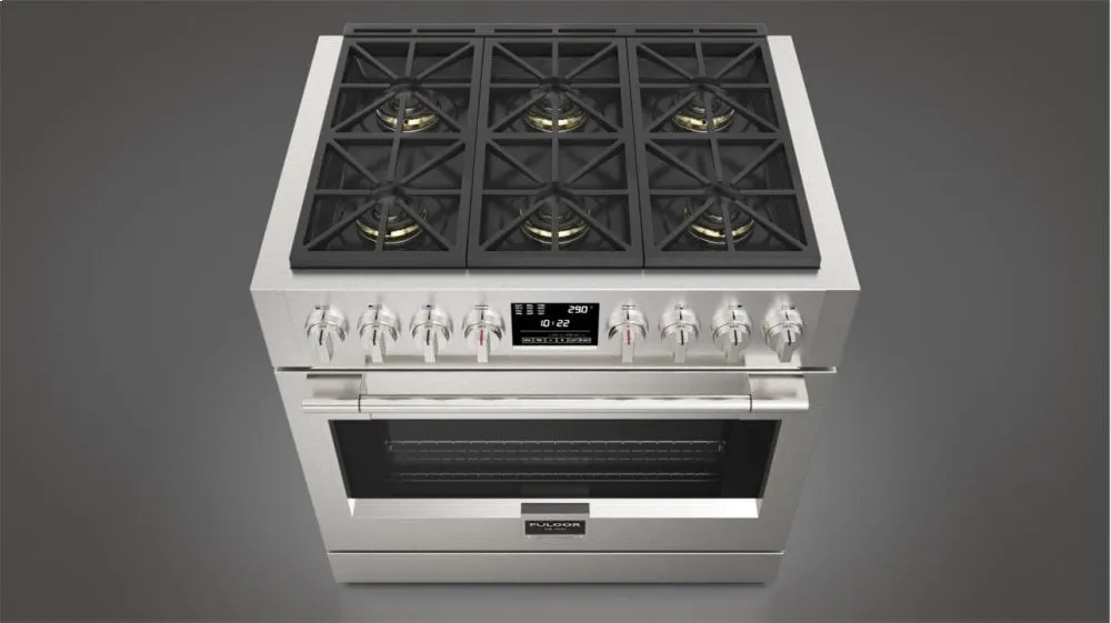 Fulgor Milano F6PDF366S1 36" Dual Fuel Pro Range