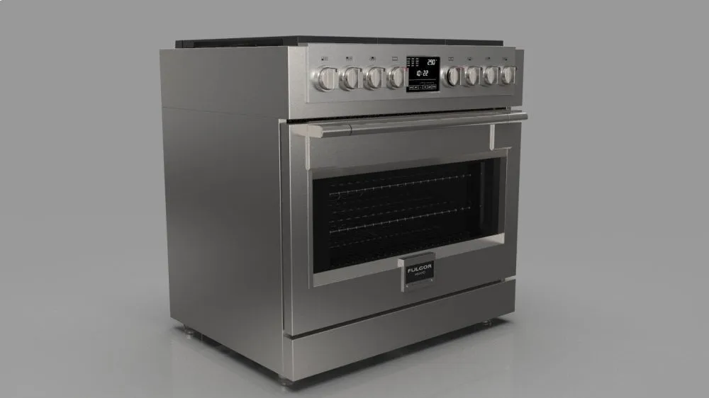 Fulgor Milano F6PDF366S1 36" Dual Fuel Pro Range