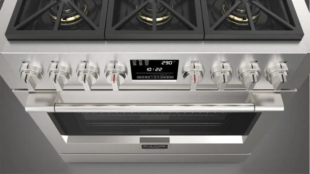 Fulgor Milano F6PDF366S1 36" Dual Fuel Pro Range