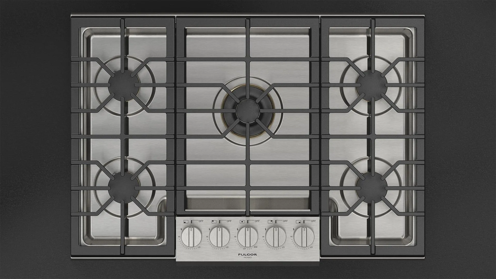 Fulgor Milano F6PGK305S2 30" Pro Gas Cooktop
