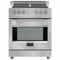 Fulgor Milano F6PGR304S1 30'' Full Gas Professional Range