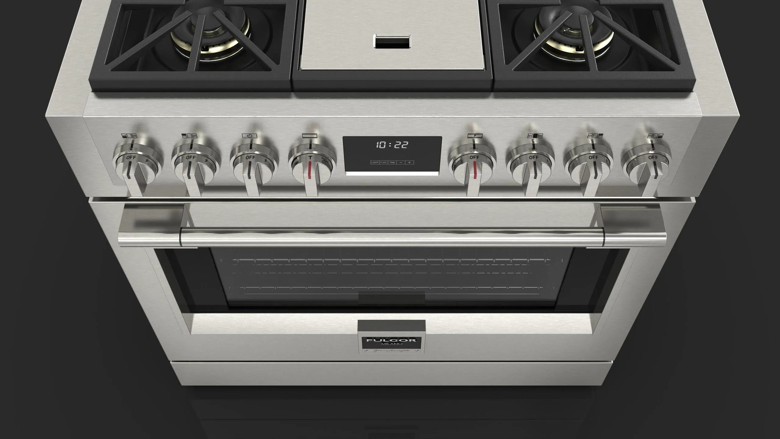 Fulgor Milano F6PGR364GS2 Sofia 36 Pro All Gas Range With Griddle