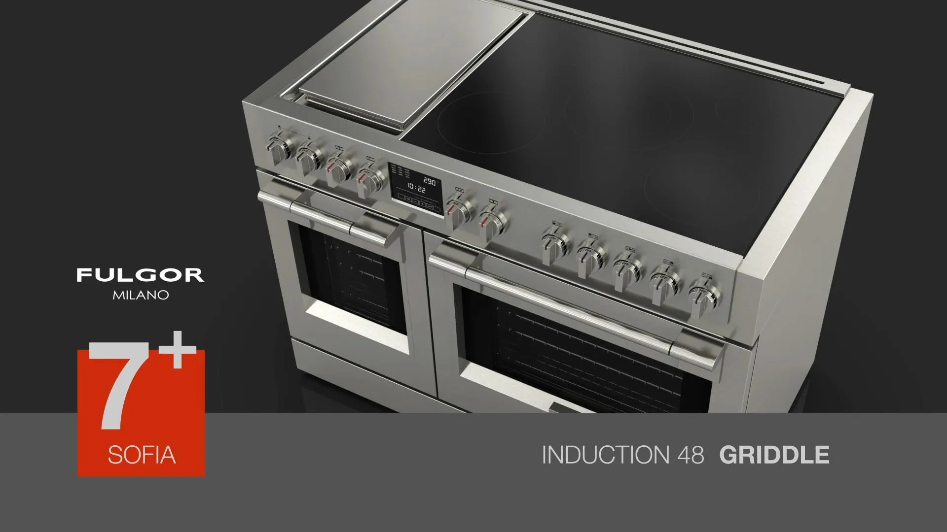 Fulgor Milano F6PIR485GS1 Sofia 48 Pro Induction Range With Griddle
