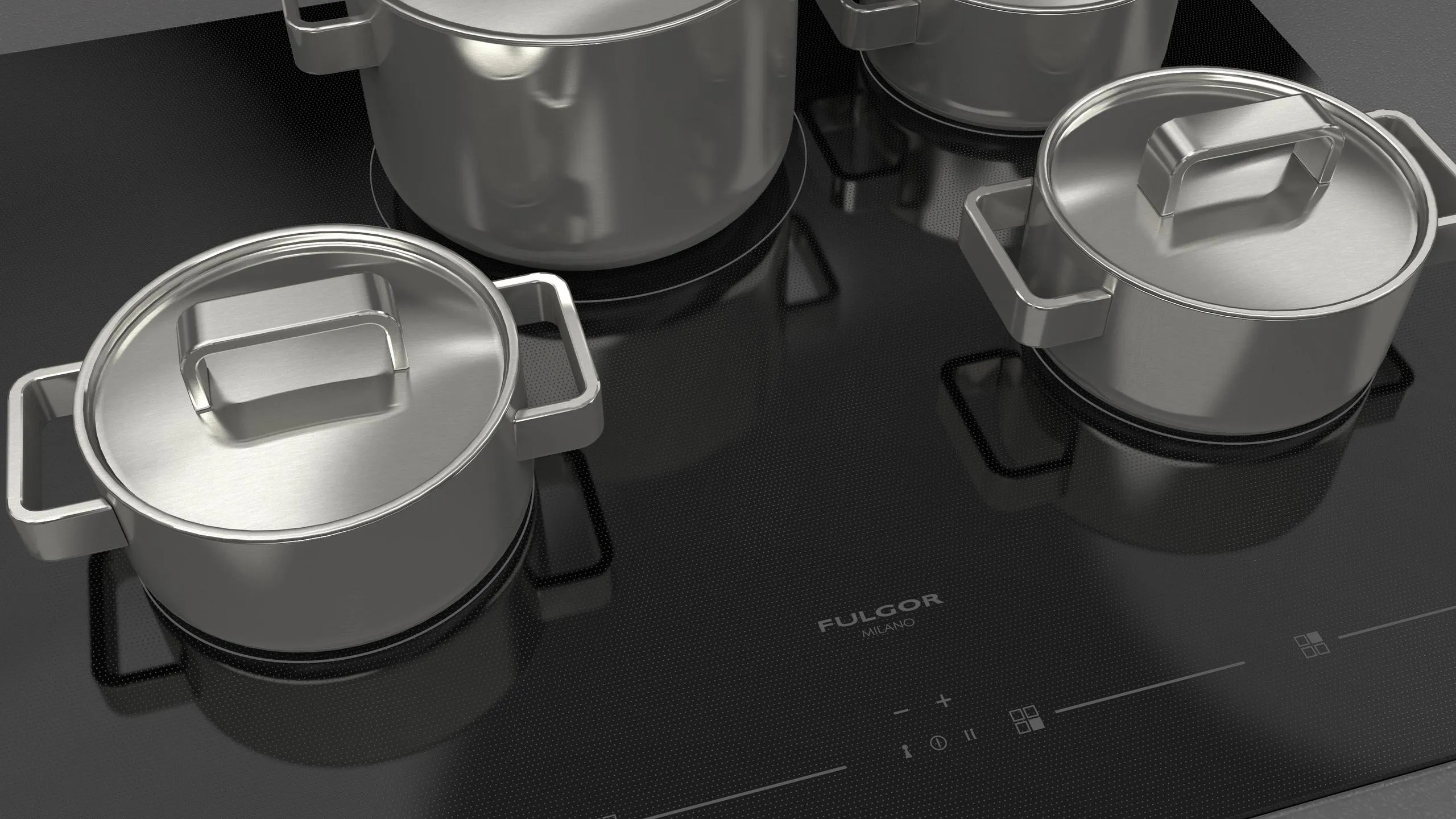 Fulgor Milano F7RT24B1 24" Vetroceramic Cooktop