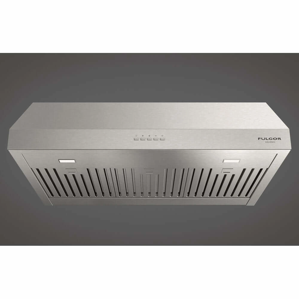 Fulgor Milano 30 in. 450 CFM Under Cabinet Range Hood in Stainless Steel (F4UC30S1)