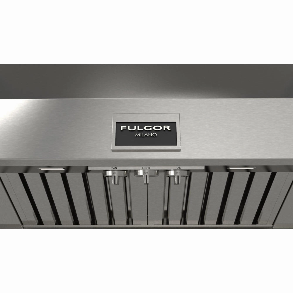 Fulgor Milano 36 in. 1000 CFM Professional Under Cabinet Range Hood with Knob Control in Stainless Steel (F6PH36DS1)