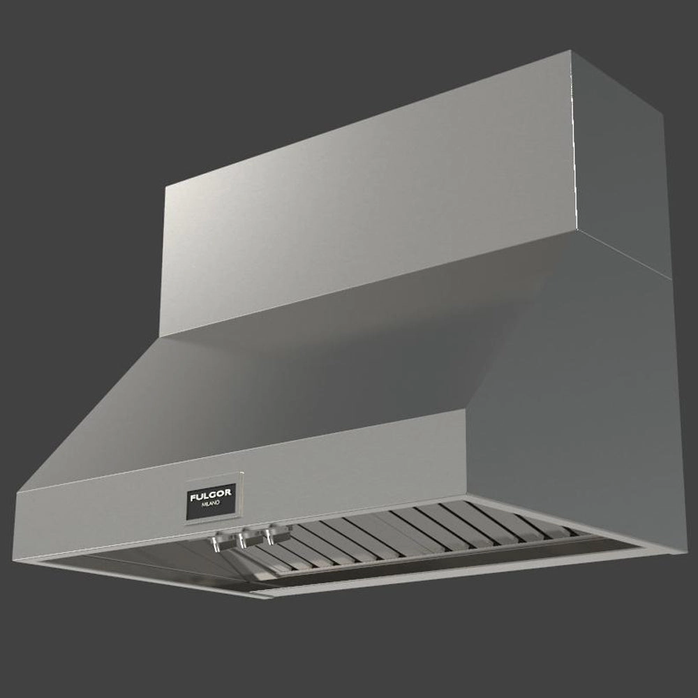 Fulgor Milano 36 in. 1000 CFM Professional Under Cabinet Range Hood with Knob Control in Stainless Steel (F6PH36DS1)