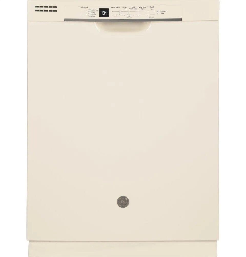 Ge Appliances GDF530PGMCC Ge Front Control With Plastic Interior Dishwasher With Sanitize Cycle & Dry Boost