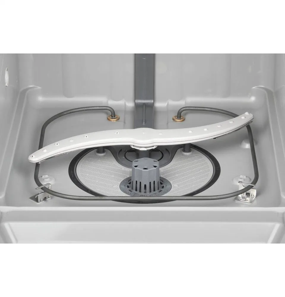 Ge Appliances GDF530PGMWW Ge Front Control With Plastic Interior Dishwasher With Sanitize Cycle & Dry Boost