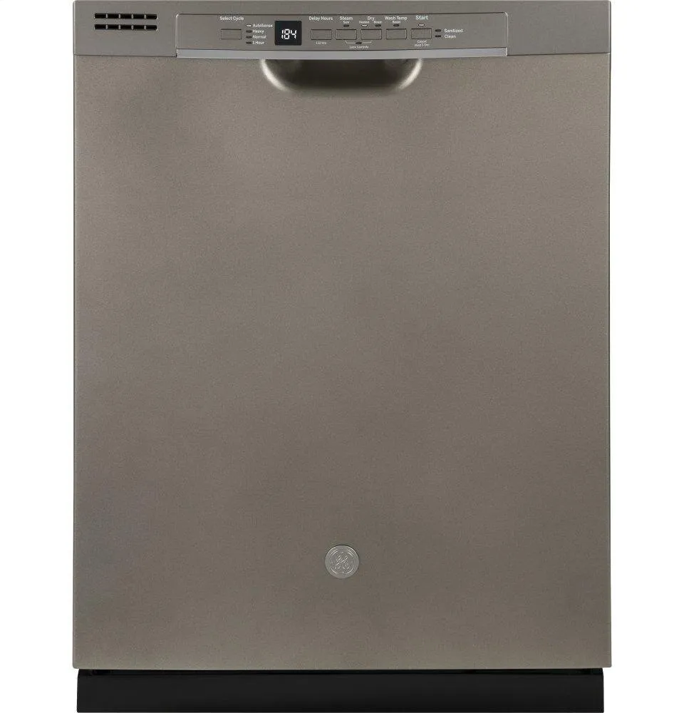 Ge Appliances GDF530PMMES Ge Front Control With Plastic Interior Dishwasher With Sanitize Cycle & Dry Boost