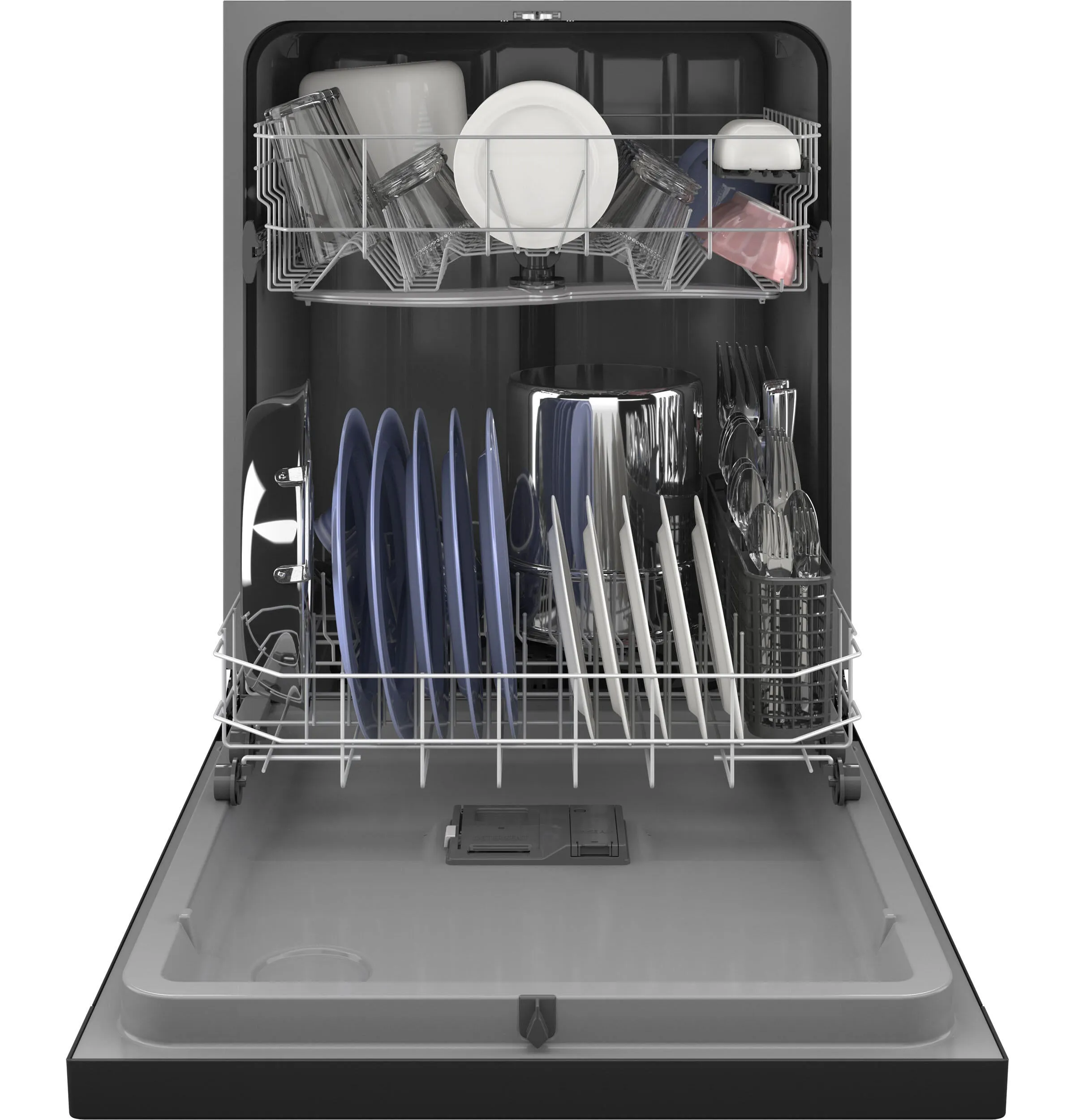 Ge Appliances GDF535PGRBB Ge Dishwasher With Front Controls