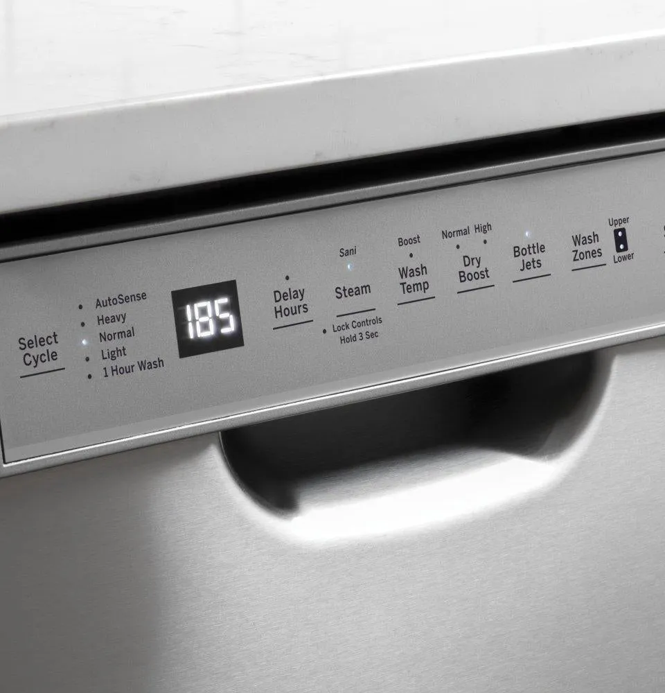 Ge Appliances GDF565SSNSS Ge Front Control With Stainless Steel Interior Dishwasher With Sanitize Cycle & Dry Boost