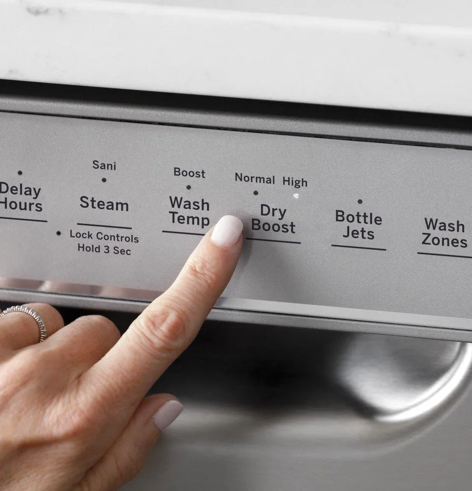 Ge Appliances GDF565SSNSS Ge Front Control With Stainless Steel Interior Dishwasher With Sanitize Cycle & Dry Boost