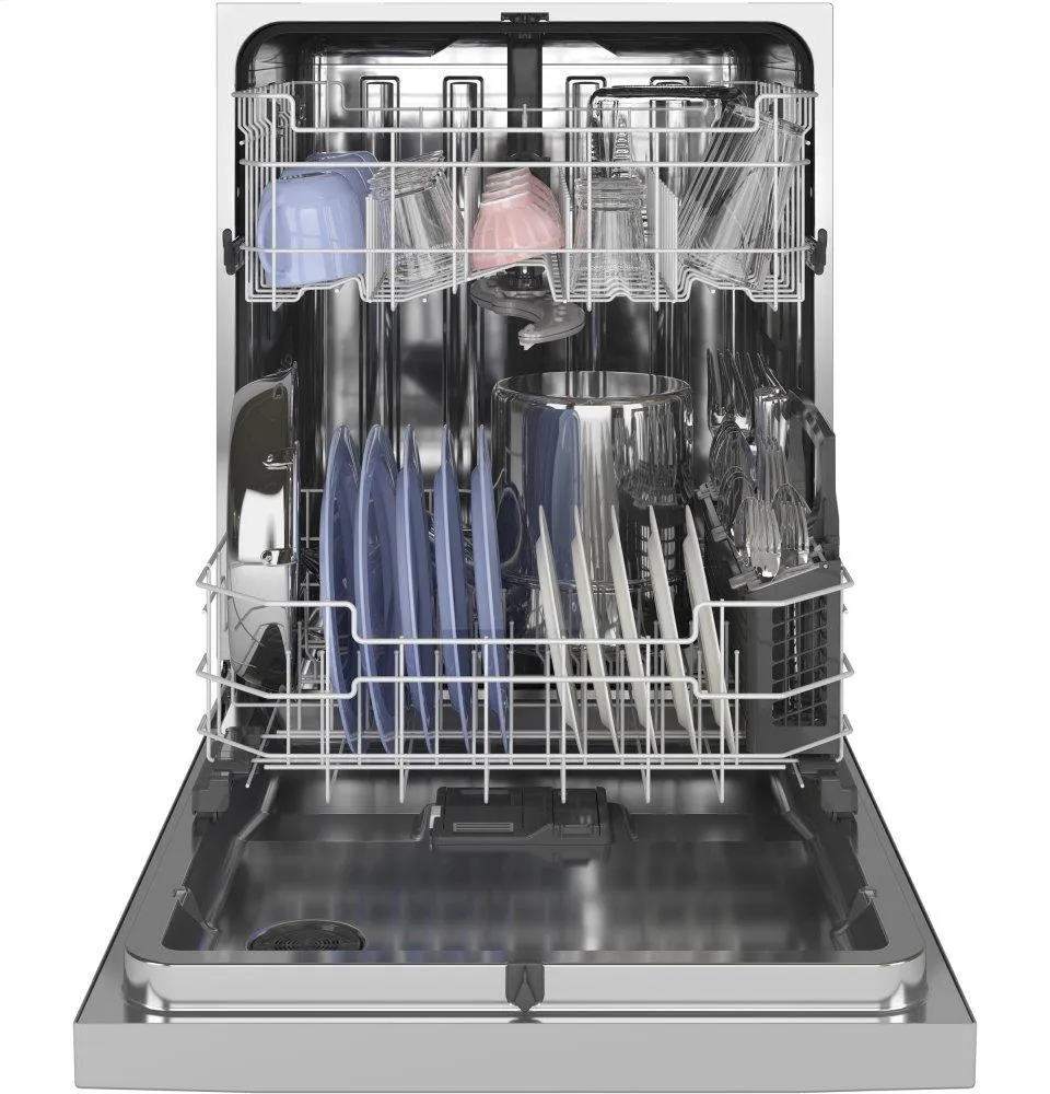 Ge Appliances GDF565SSNSS Ge Front Control With Stainless Steel Interior Dishwasher With Sanitize Cycle & Dry Boost