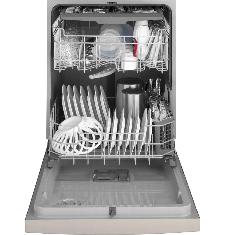 Ge Appliances GDF630PSMSS Ge Front Control With Plastic Interior Dishwasher With Sanitize Cycle & Dry Boost
