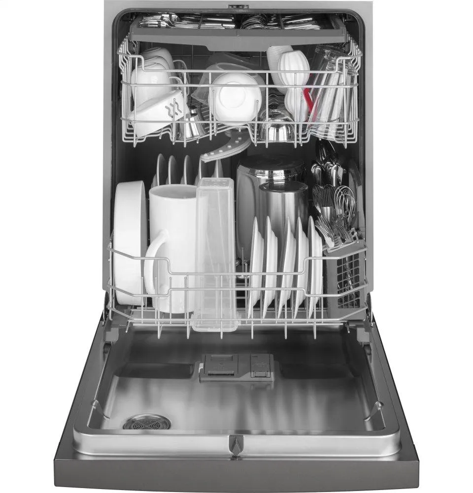 Ge Appliances GDF640HMMES Ge Front Control With Stainless Interior Door Dishwasher With Sanitize Cycle & Dry Boost