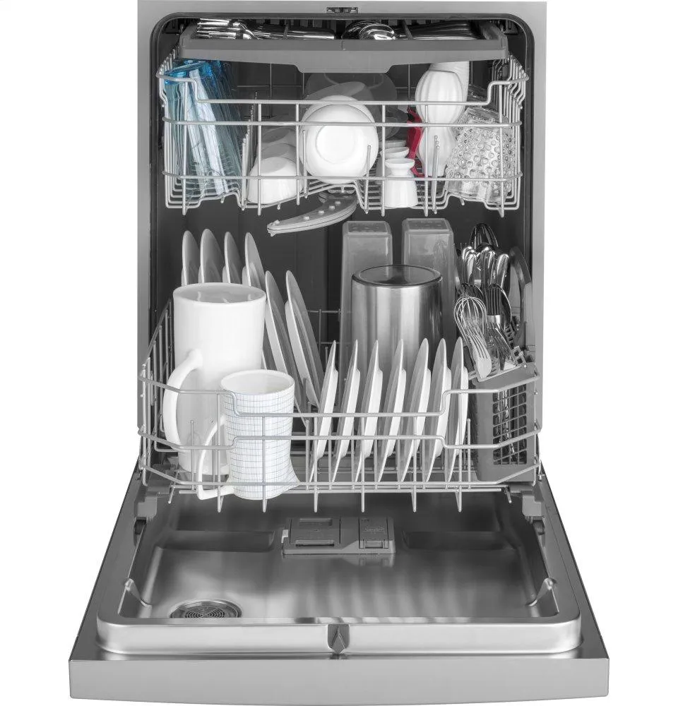 Ge Appliances GDF640HSMSS Ge Front Control With Stainless Interior Door Dishwasher With Sanitize Cycle & Dry Boost
