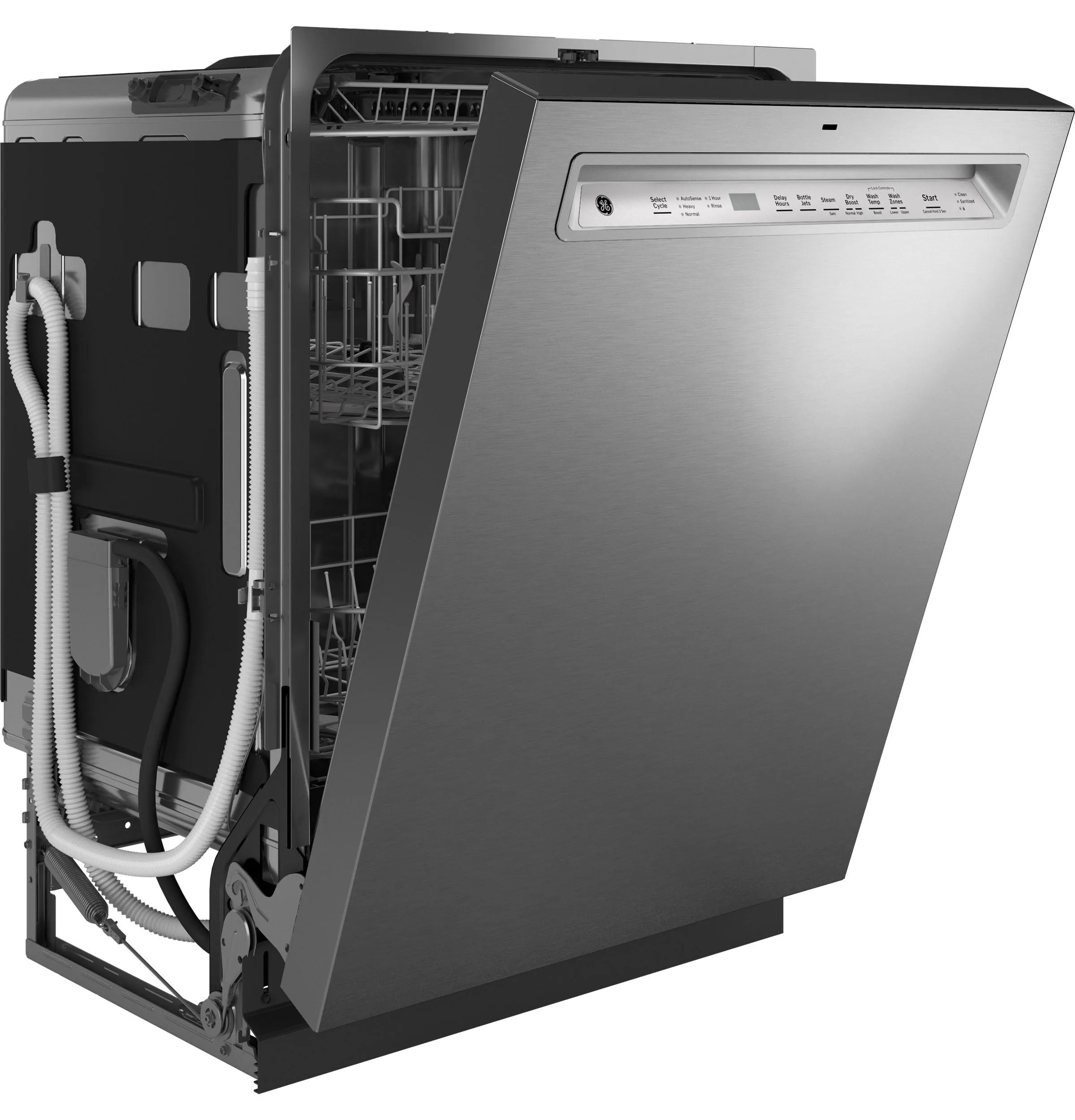 Ge Appliances GDF650SYVFS Ge Front Control With Stainless Steel Interior Dishwasher With Sanitize Cycle