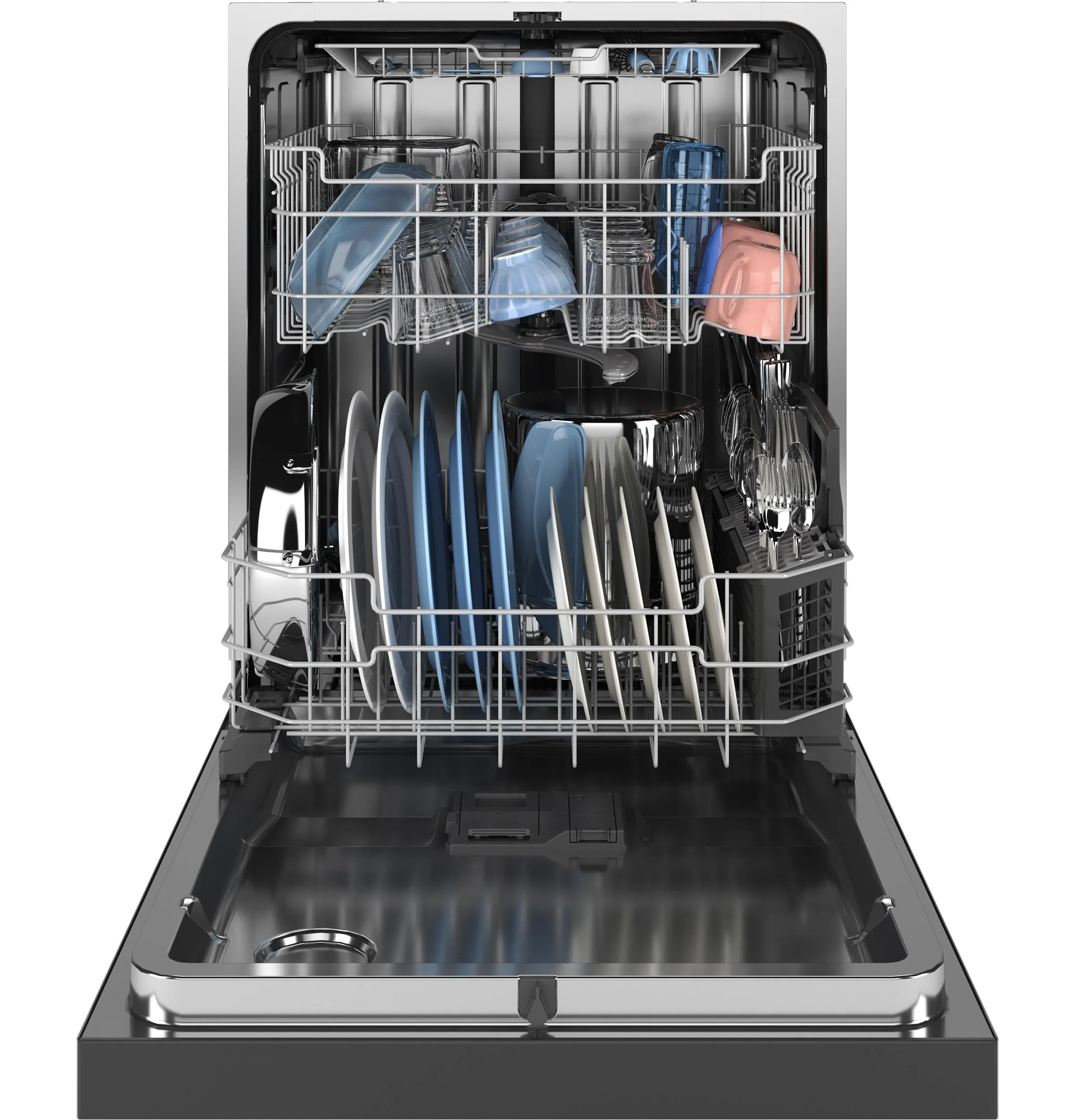 Ge Appliances GDF650SYVFS Ge Front Control With Stainless Steel Interior Dishwasher With Sanitize Cycle