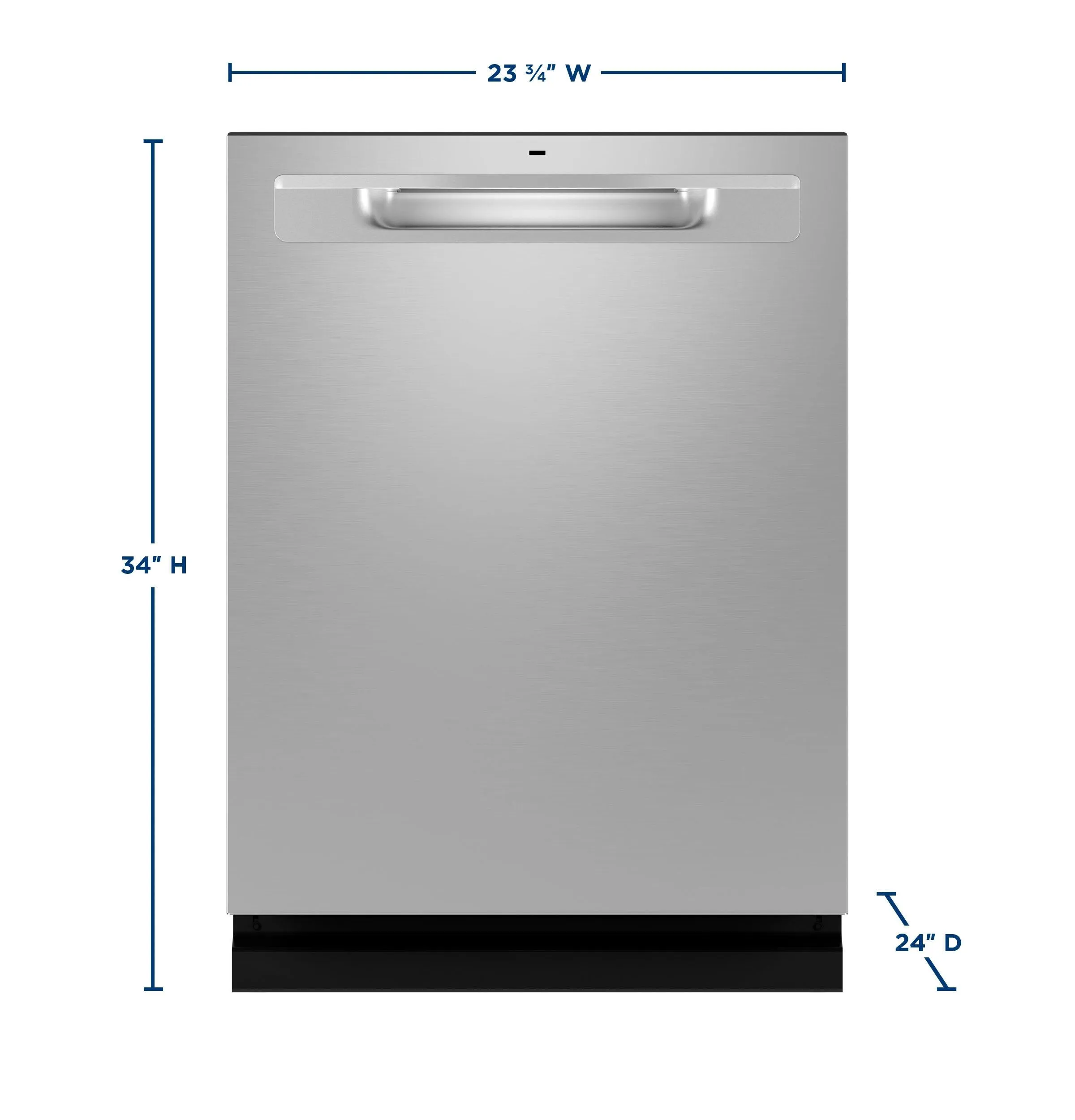 Ge Appliances GDP670SYVFS Ge Fingerprint Resistant Top Control With Stainless Steel Interior Dishwasher With Sanitize Cycle