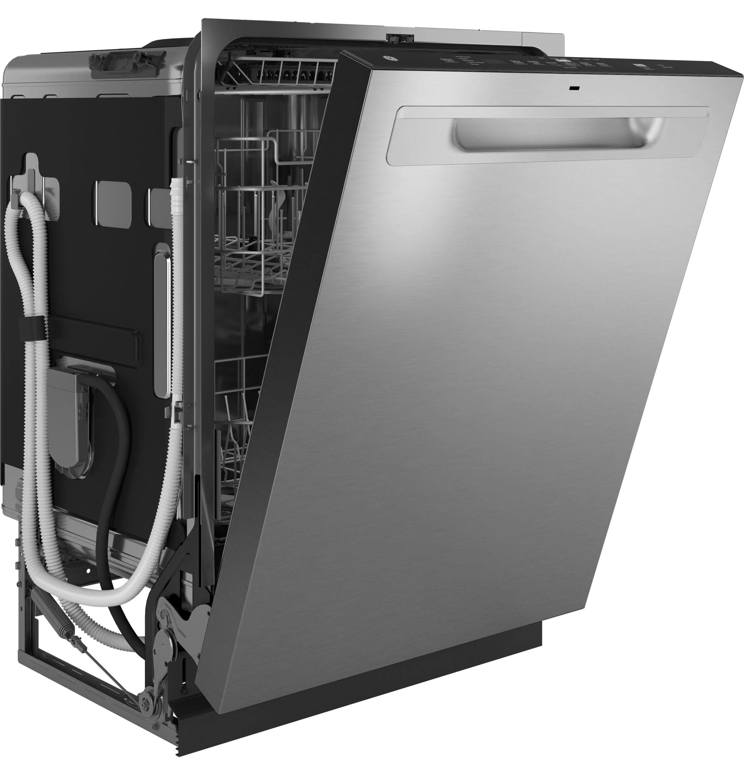 Ge Appliances GDP670SYVFS Ge Fingerprint Resistant Top Control With Stainless Steel Interior Dishwasher With Sanitize Cycle