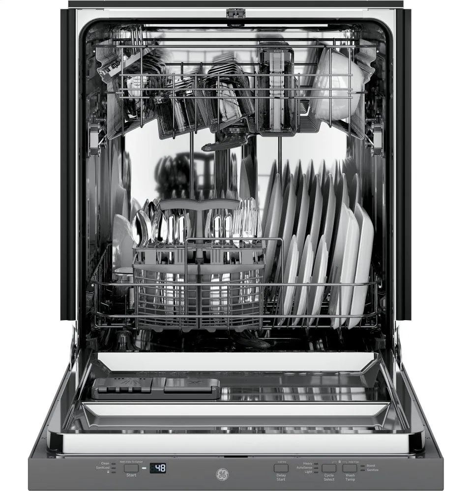 Ge Appliances GDT225SSLSS Ge Ada Compliant Stainless Steel Interior Dishwasher With Sanitize Cycle