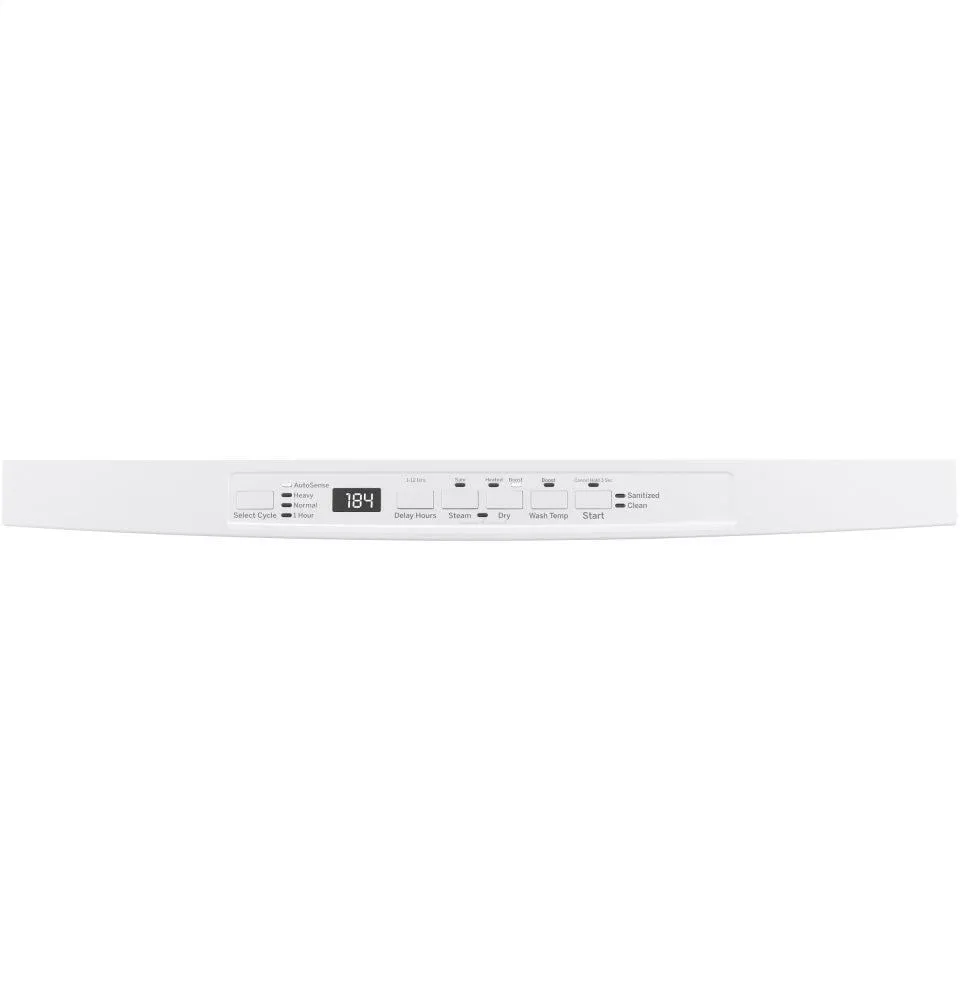 Ge Appliances GDT530PGPWW Ge Top Control With Plastic Interior Dishwasher With Sanitize Cycle & Dry Boost
