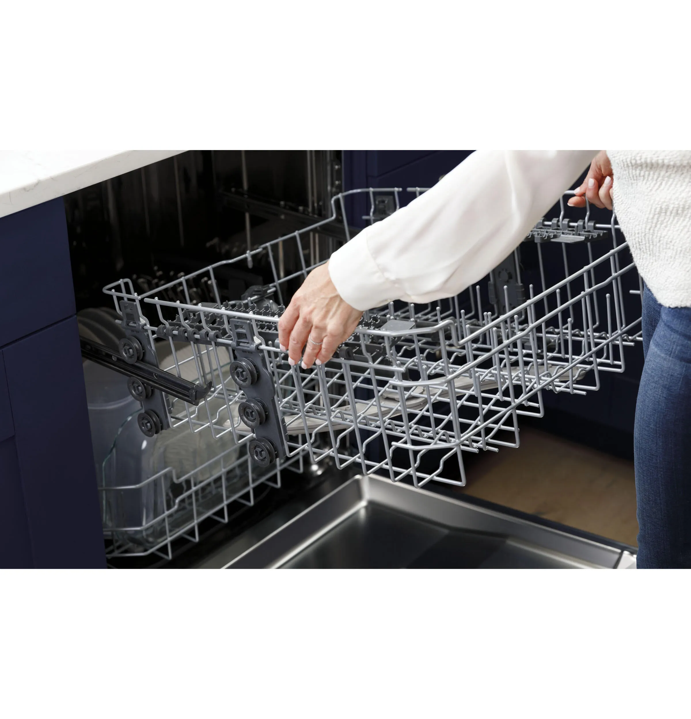 Ge Appliances GDT550PYRFS Ge Top Control With Plastic Interior Dishwasher With Sanitize Cycle & Dry Boost