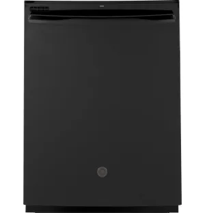 Ge Appliances GDT605PGMBB Ge Top Control With Plastic Interior Dishwasher With Sanitize Cycle & Dry Boost