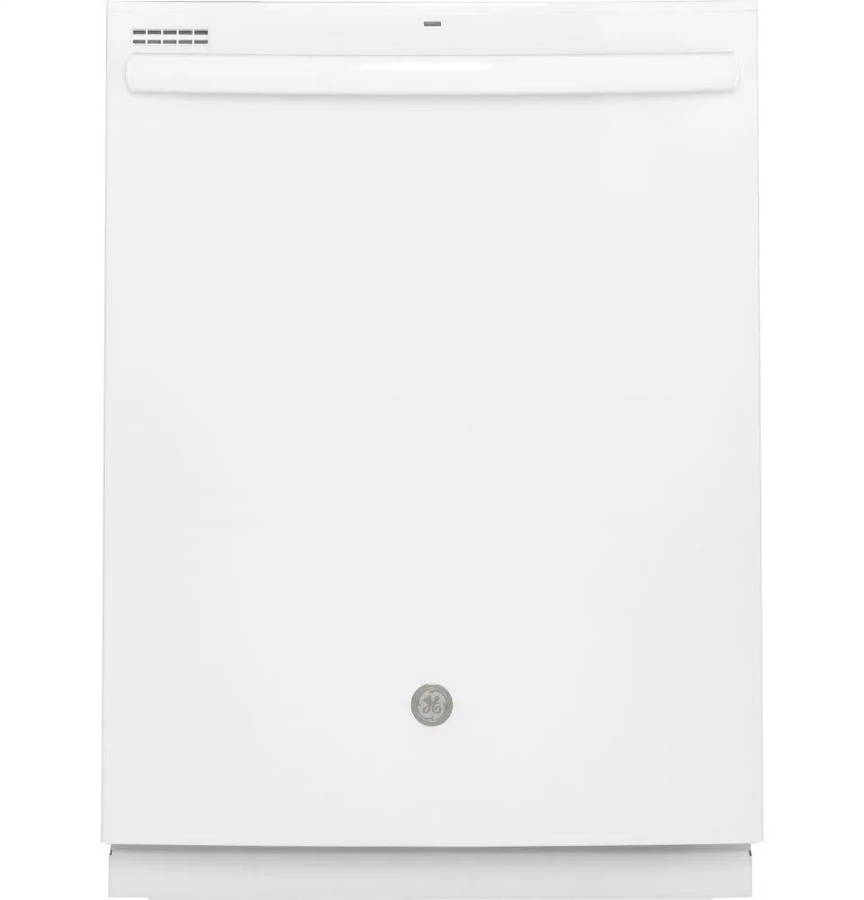 Ge Appliances GDT605PGMWW Ge Top Control With Plastic Interior Dishwasher With Sanitize Cycle & Dry Boost