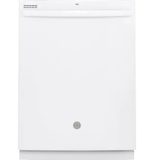 Ge Appliances GDT605PGMWW Ge Top Control With Plastic Interior Dishwasher With Sanitize Cycle & Dry Boost