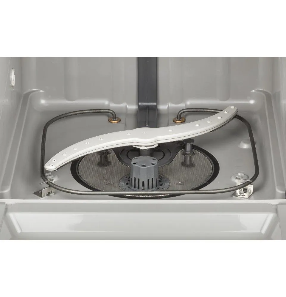 Ge Appliances GDT605PGMWW Ge Top Control With Plastic Interior Dishwasher With Sanitize Cycle & Dry Boost