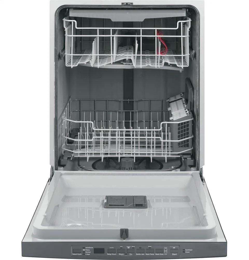 Ge Appliances GDT630PFMDS Ge Top Control With Plastic Interior Dishwasher With Sanitize Cycle & Dry Boost