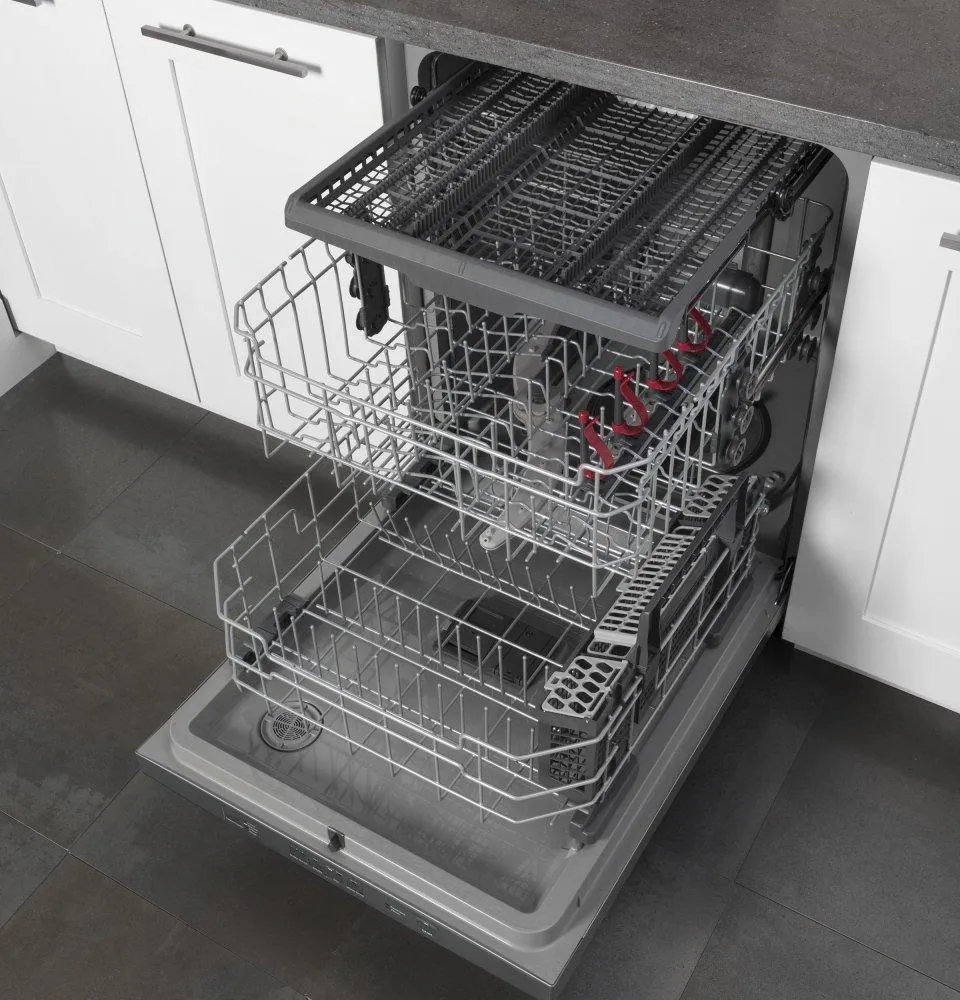 Ge Appliances GDT630PFMDS Ge Top Control With Plastic Interior Dishwasher With Sanitize Cycle & Dry Boost