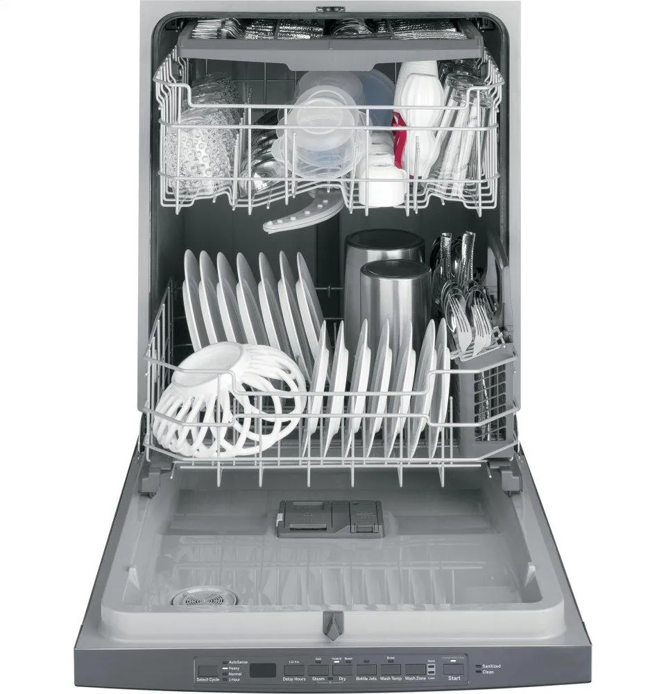 Ge Appliances GDT630PSMSS Ge Top Control With Plastic Interior Dishwasher With Sanitize Cycle & Dry Boost