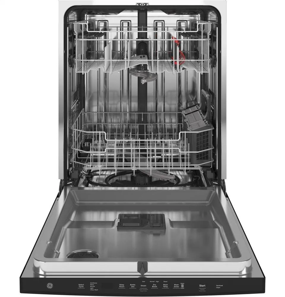 Ge Appliances GDT645SGNBB Ge Top Control With Stainless Steel Interior Dishwasher With Sanitize Cycle & Dry Boost With Fan Assist