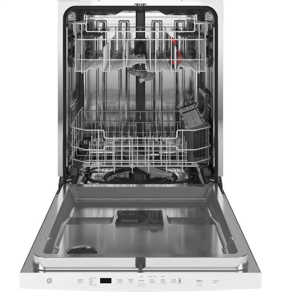 Ge Appliances GDT645SGNWW Ge Top Control With Stainless Steel Interior Dishwasher With Sanitize Cycle & Dry Boost With Fan Assist