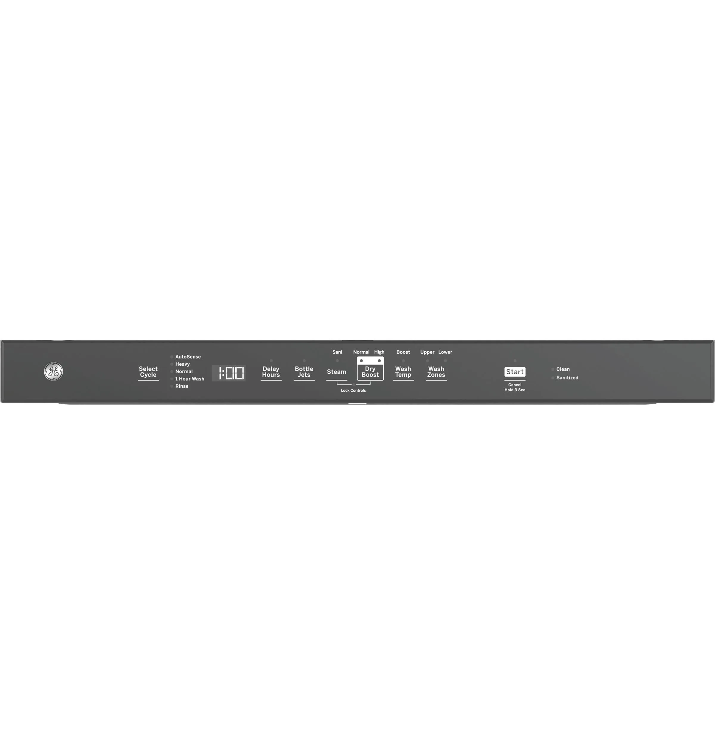 Ge Appliances GDT650SMVES Ge Fingerprint Resistant Top Control With Stainless Steel Interior Dishwasher With Sanitize Cycle