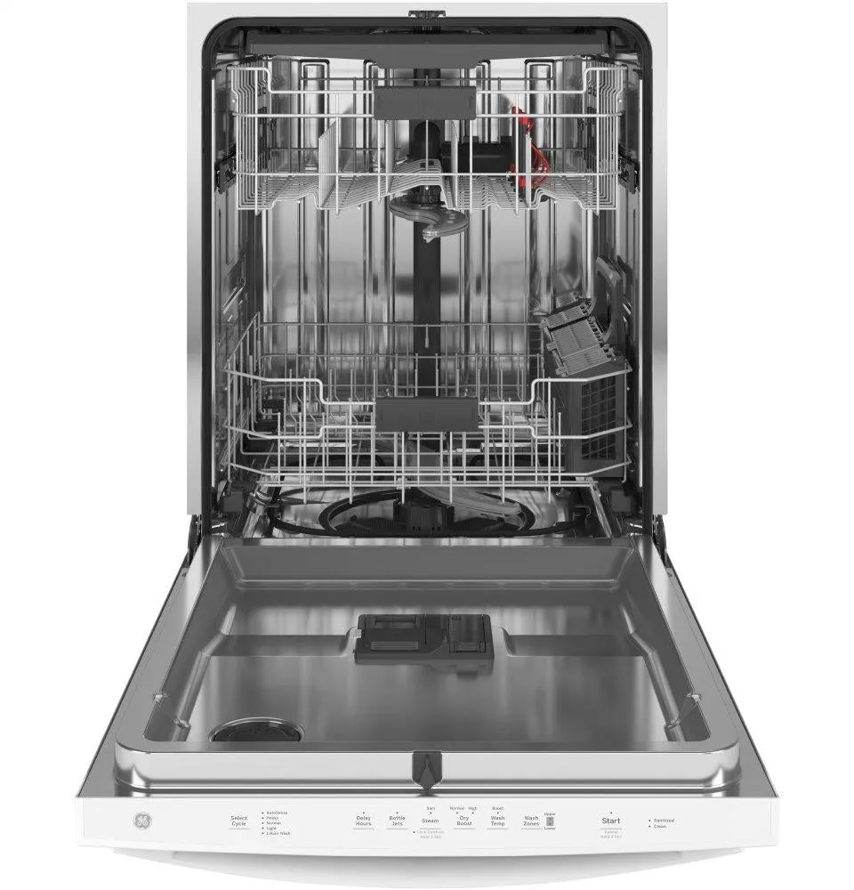 Ge Appliances GDT665SGNWW Ge Top Control With Stainless Steel Interior Dishwasher With Sanitize Cycle & Dry Boost With Fan Assist