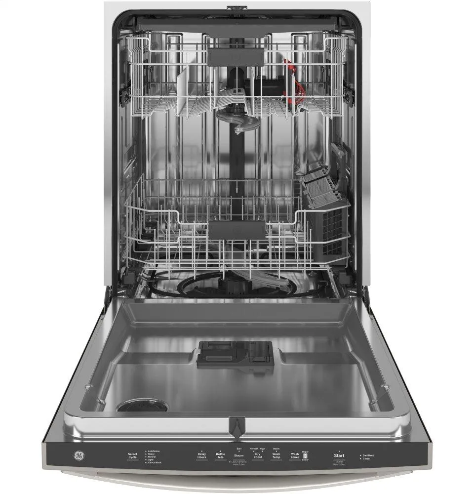 Ge Appliances GDT665SMNES Ge Top Control With Stainless Steel Interior Dishwasher With Sanitize Cycle & Dry Boost With Fan Assist