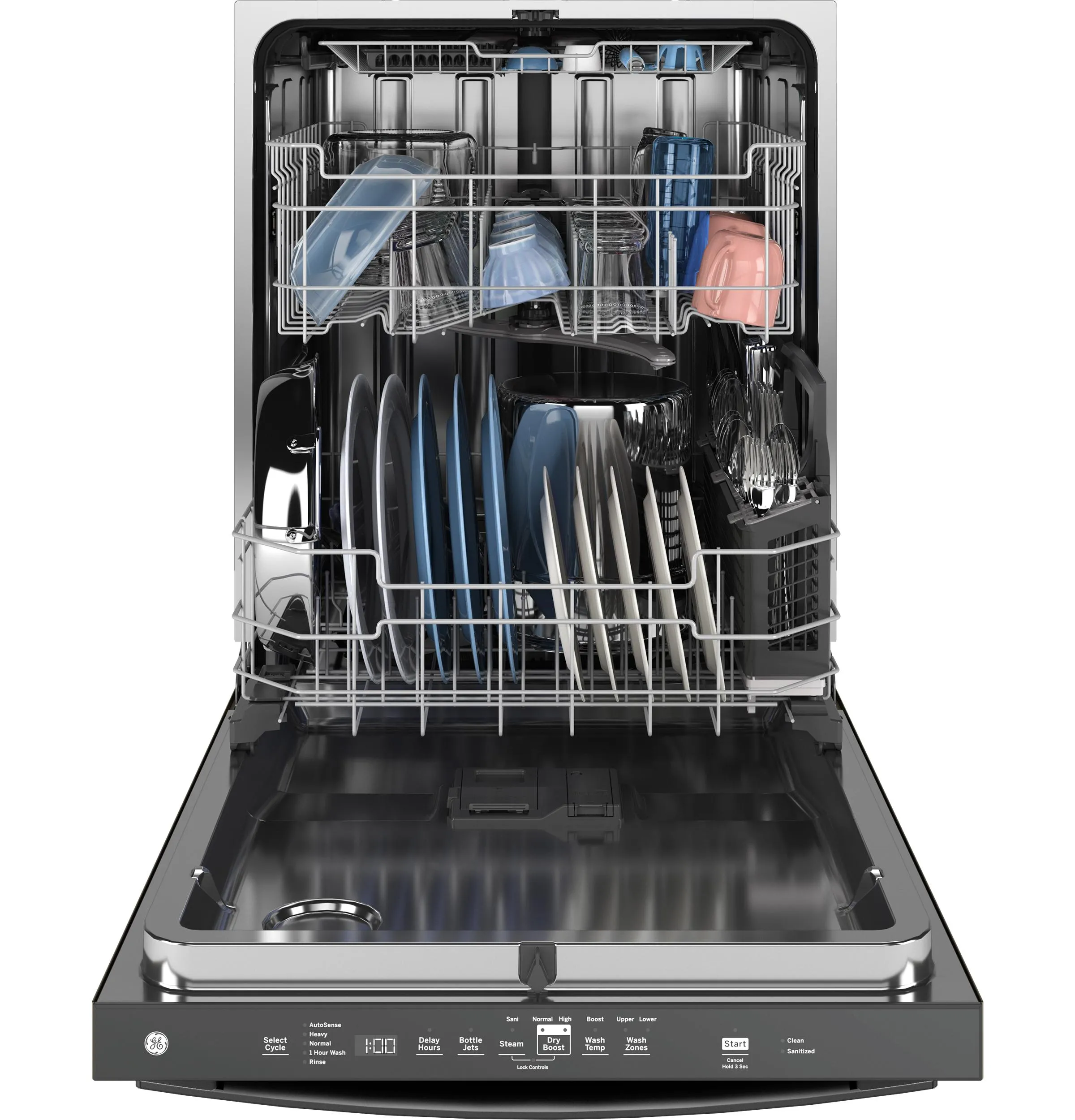 Ge Appliances GDT670SFVDS Ge Top Control With Stainless Steel Interior Dishwasher With Sanitize Cycle